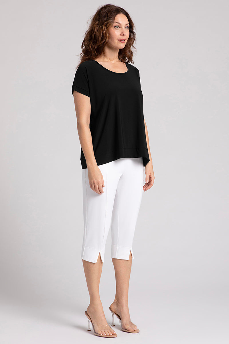 Dolman Scoop Neck Boxy Top