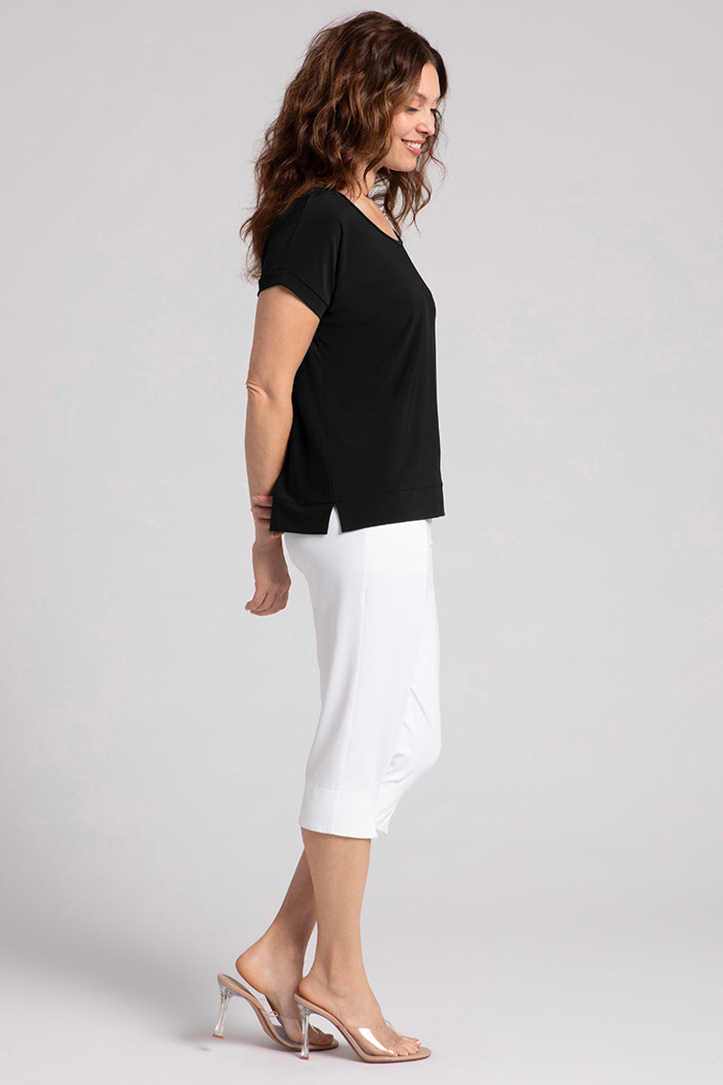 Dolman Scoop Neck Boxy Top