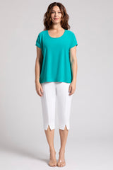 Dolman Scoop Neck Boxy Top