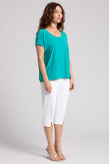 Dolman Scoop Neck Boxy Top