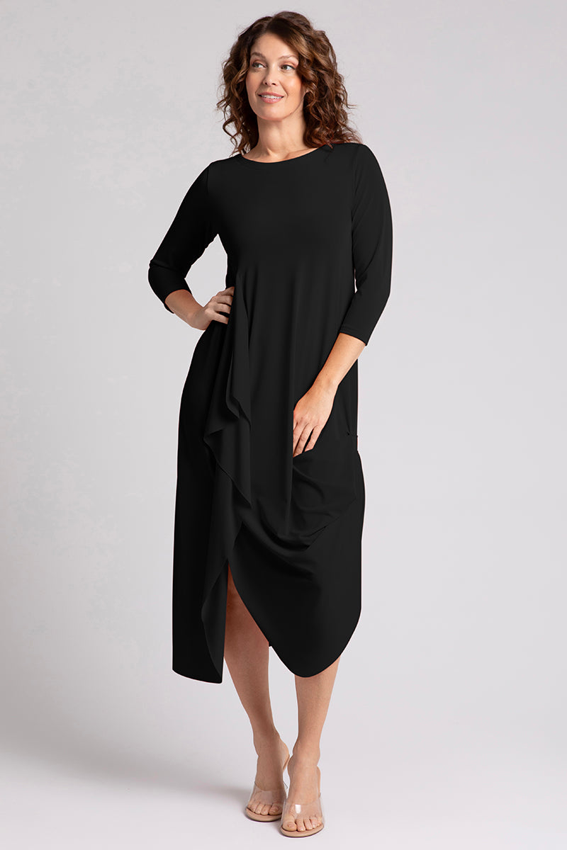 Drama Dress | Black | Sympli US