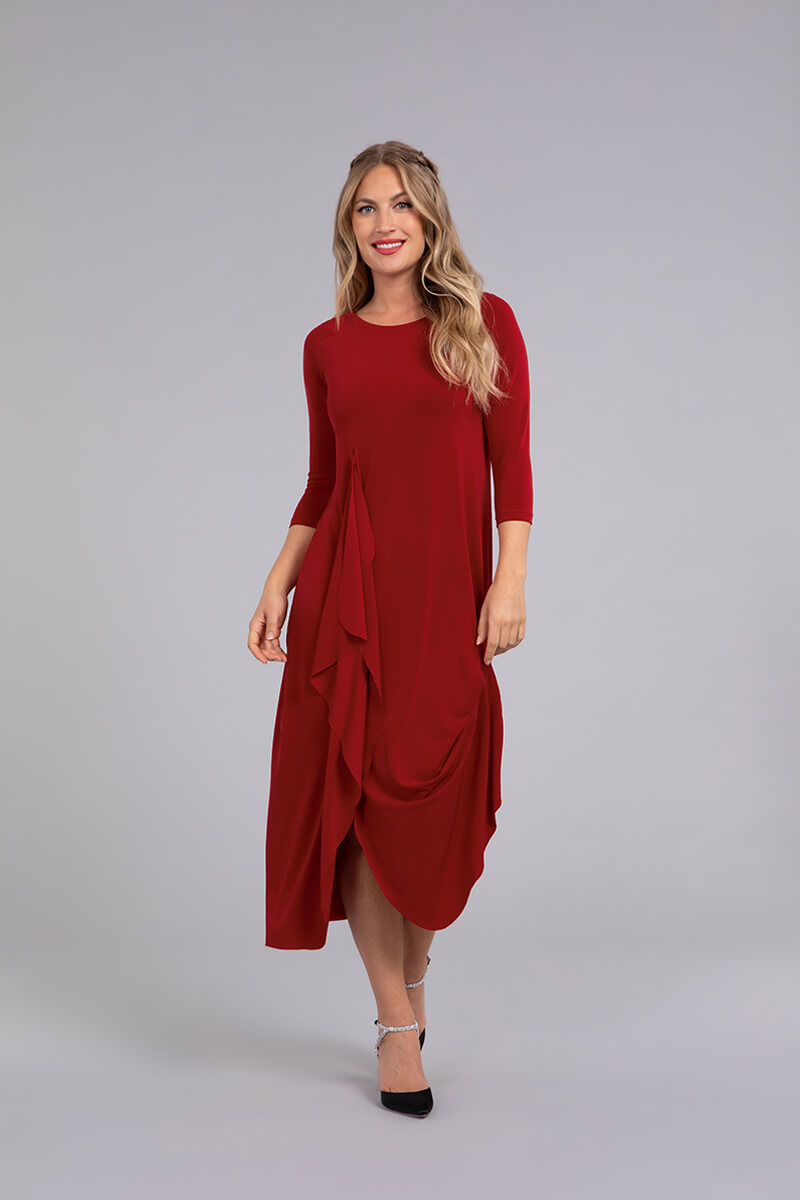 Drama Dress | Red | Sympli US