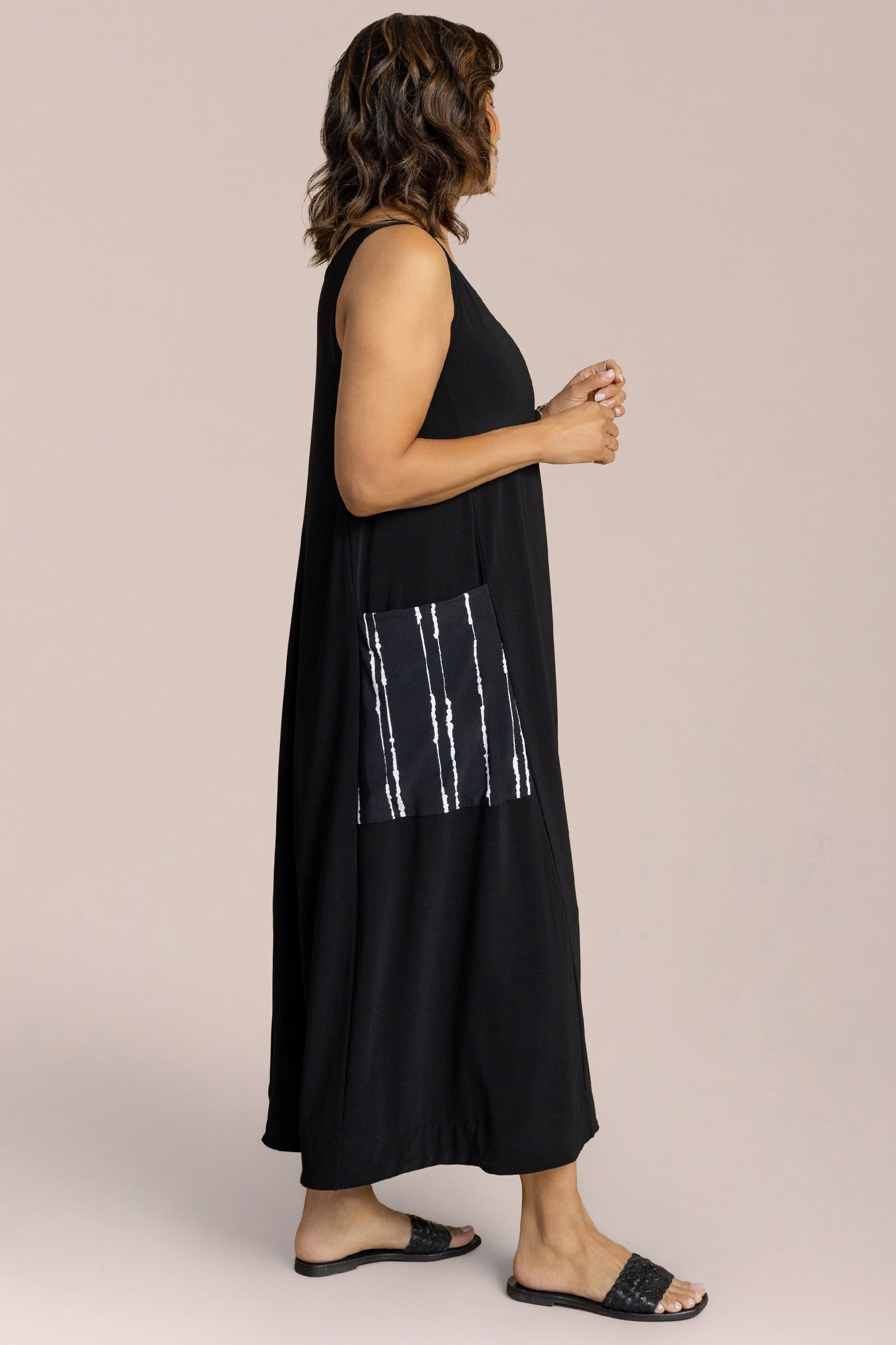 EZ Flare Dress, Print Pocket