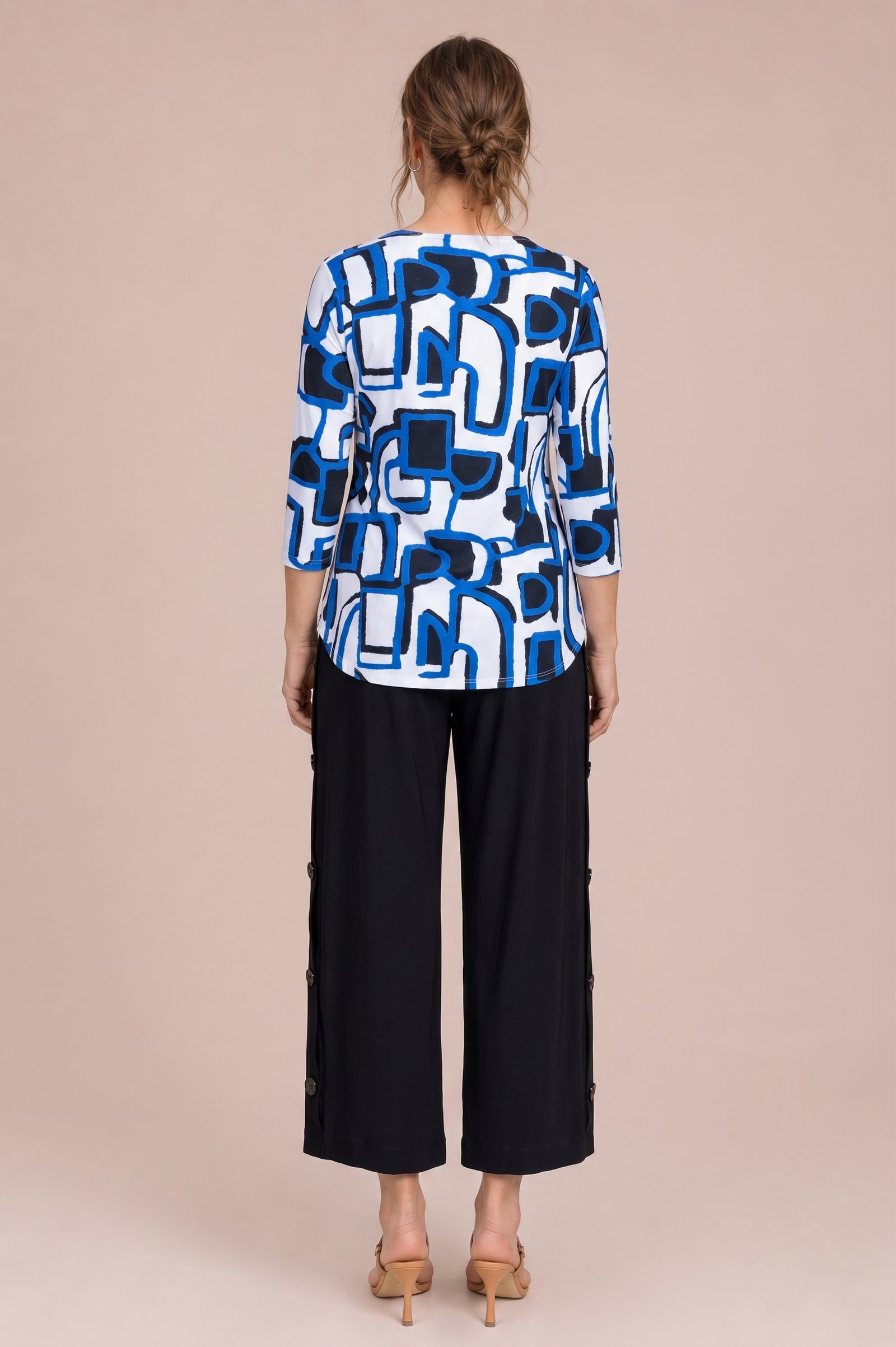 Go To Classic T Relax, 3/4 Sleeve, Print