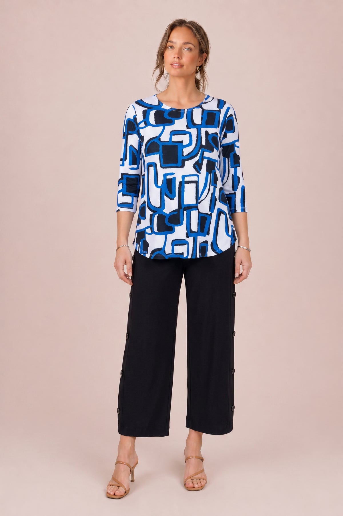 Go To Classic T Relax, 3/4 Sleeve, Print