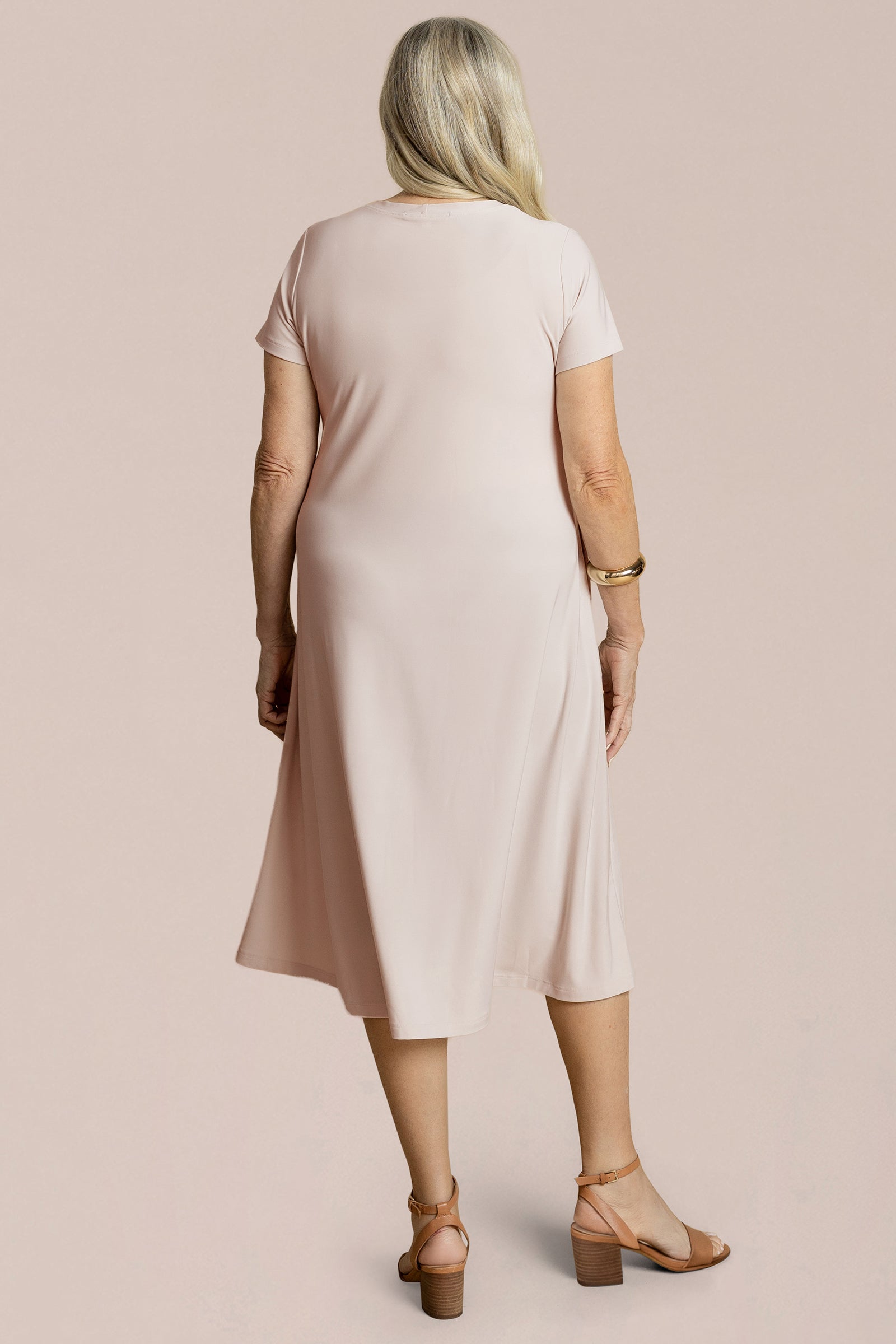 Fit & Flare Dress, Short Slv