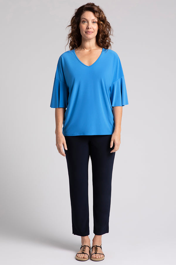 Flutter Dolman Top | Marine