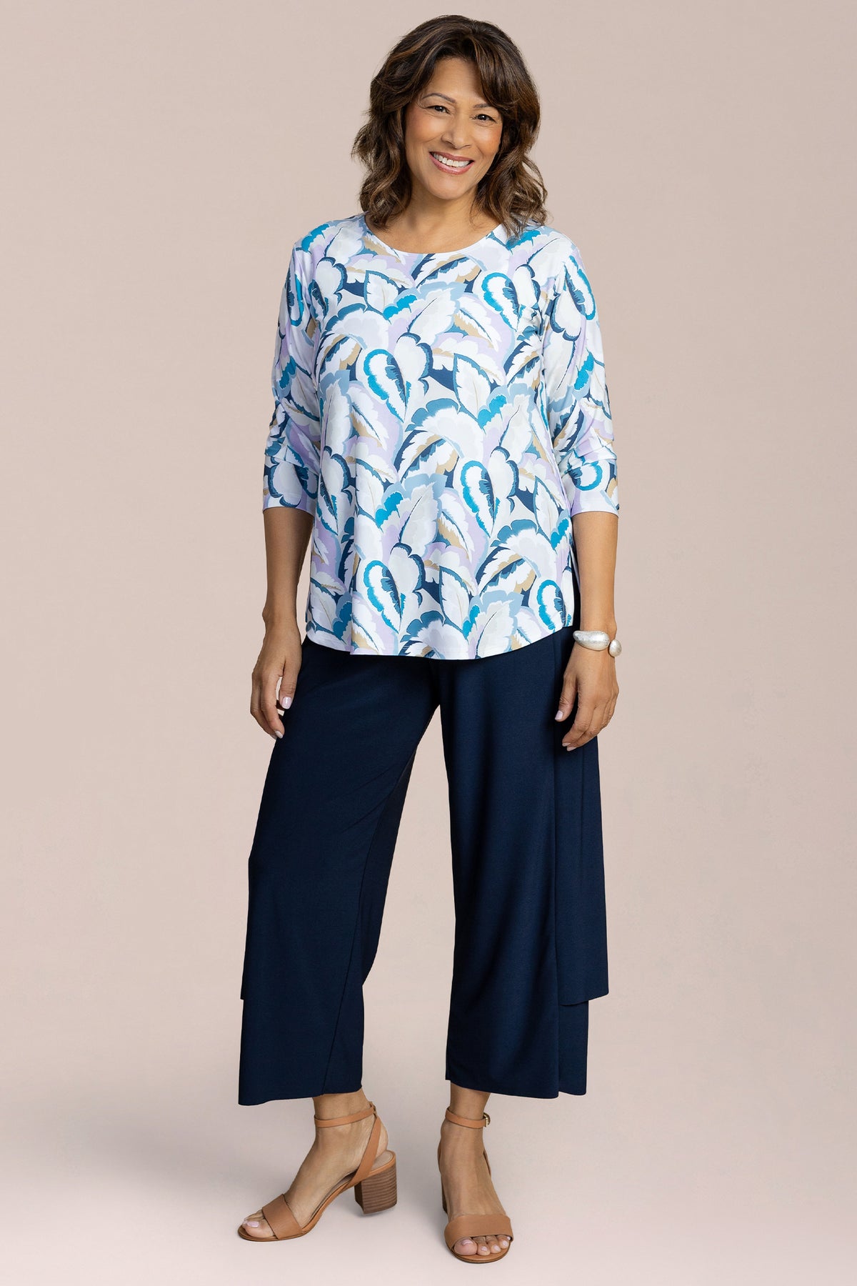 Go To Classic T Relax, 3/4 Sleeve, Print