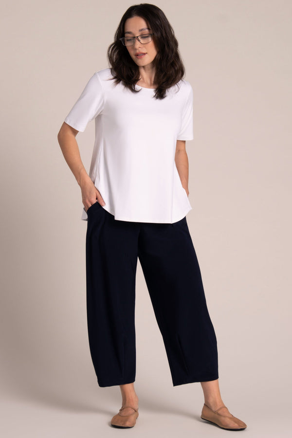 Narrow Lantern Pant | Navy