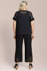 Honeycomb Mesh Boxy Top