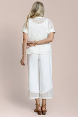 Honeycomb Mesh Boxy Top