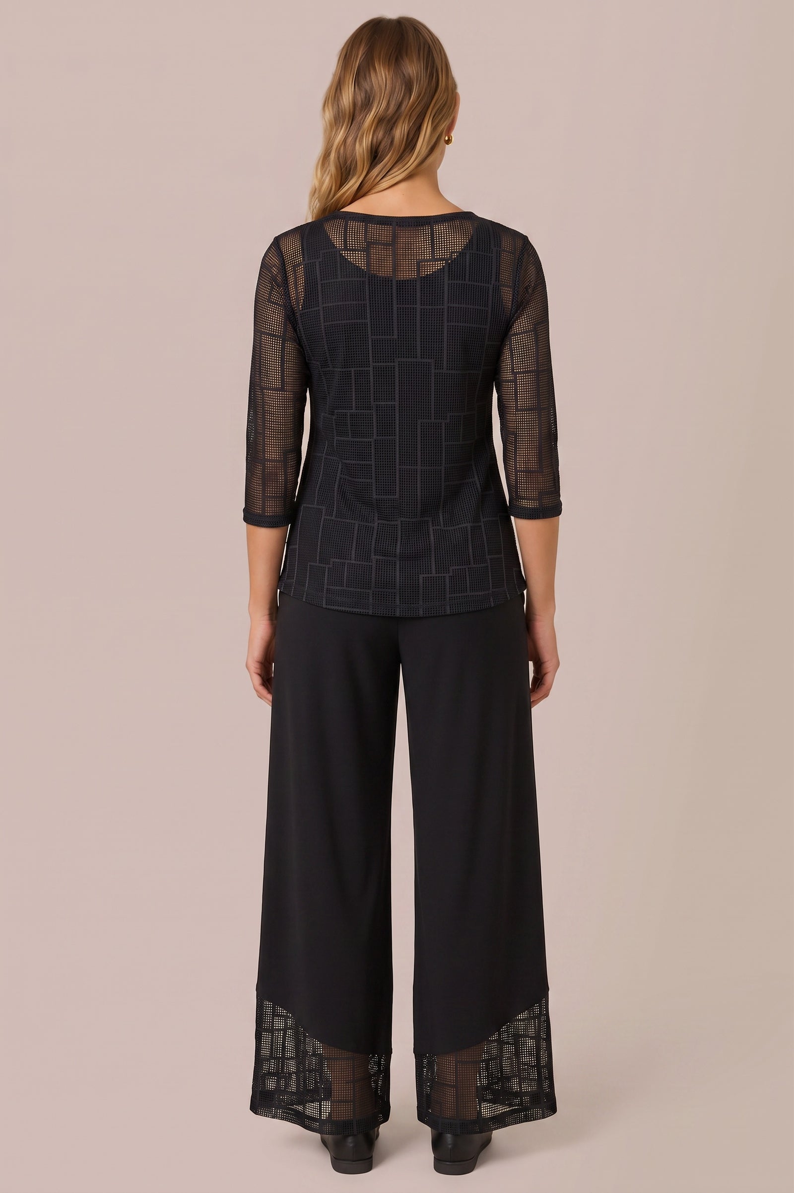 Honeycomb Mesh Everyday T, 3/4 slv