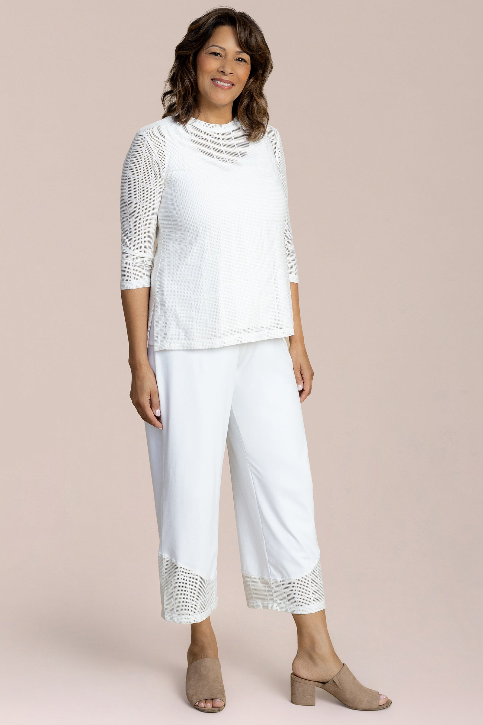 Honeycomb Mesh Everyday T, 3/4 slv