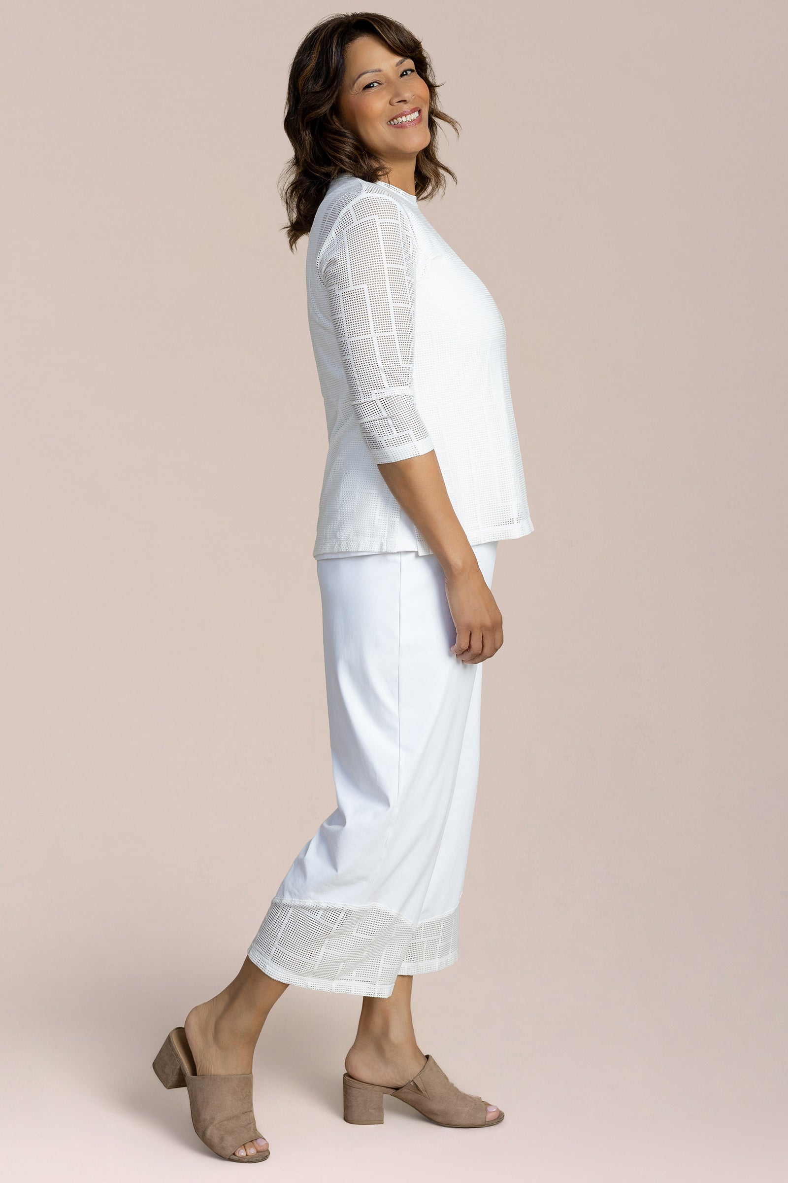 Honeycomb Mesh Everyday T, 3/4 slv