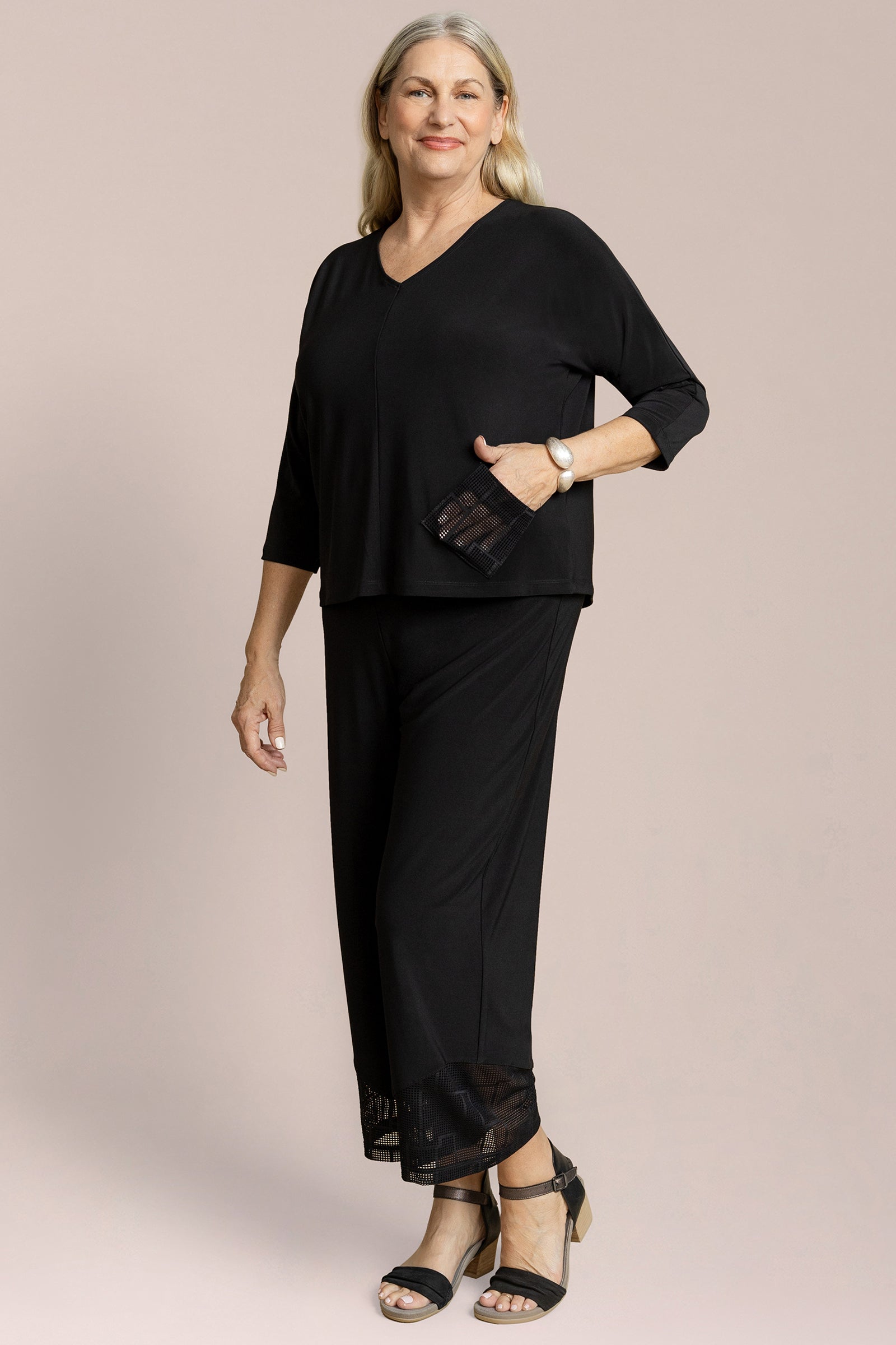 Honeycomb Mesh Mix Revel Top