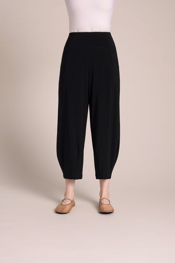 Narrow Lantern Pant | Black