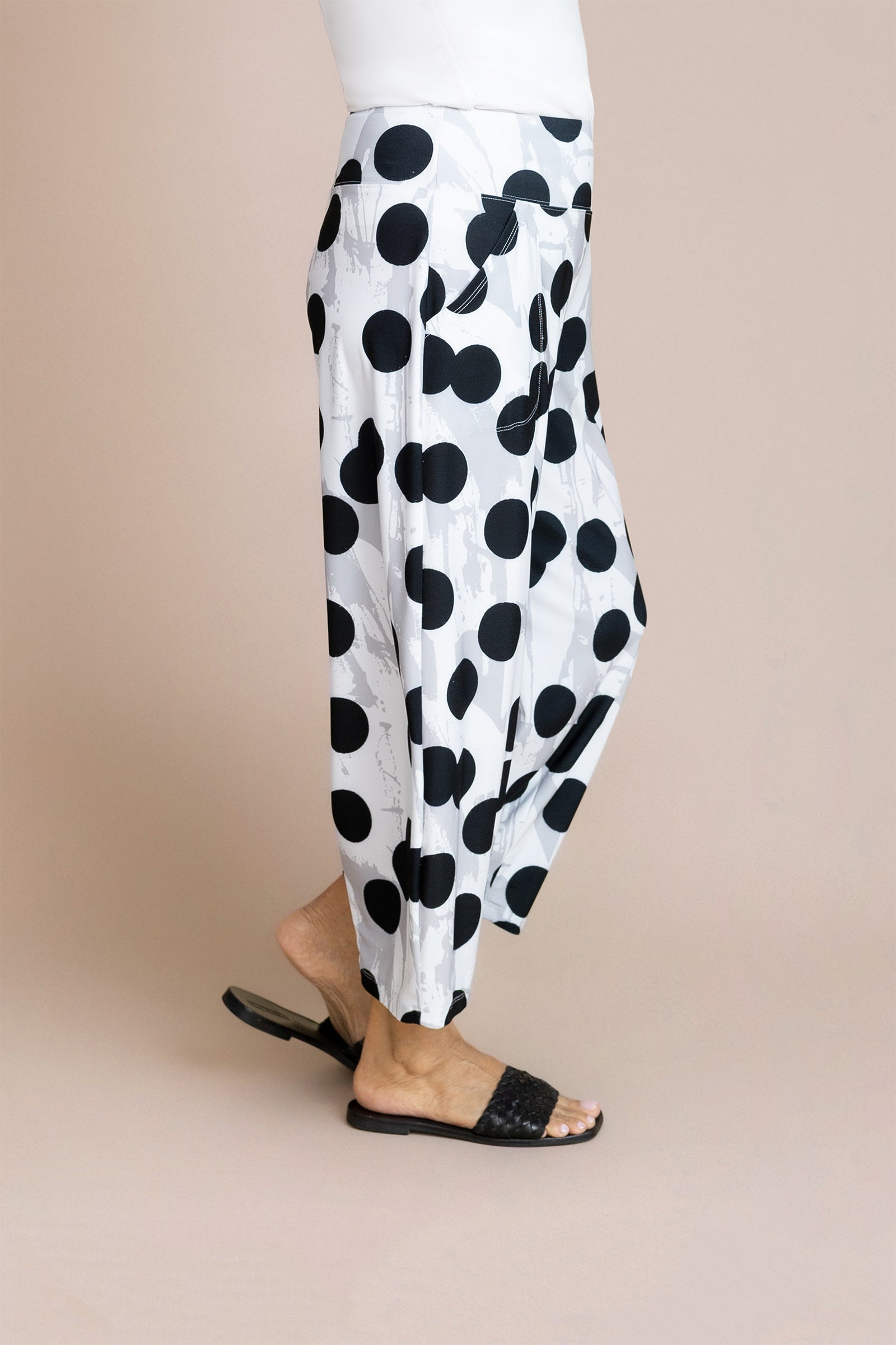 Narrow Lantern Pant Print