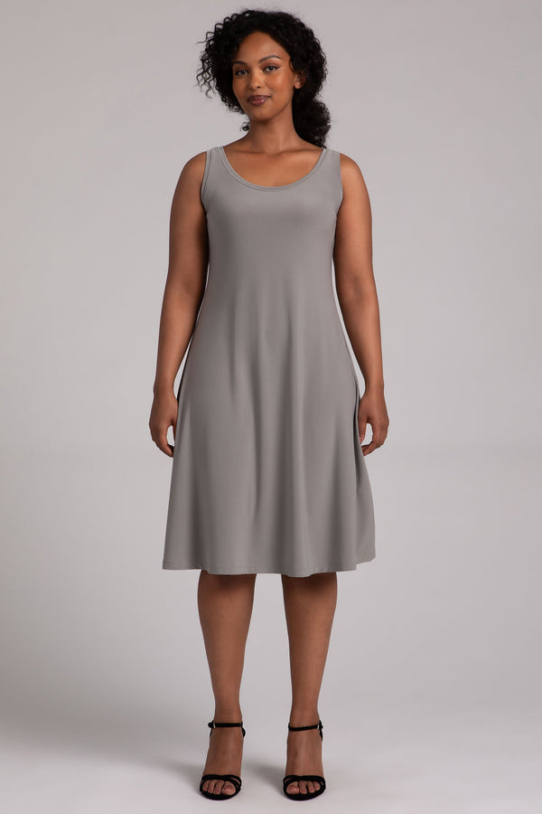 Nu Tank Dress Short | Taupe