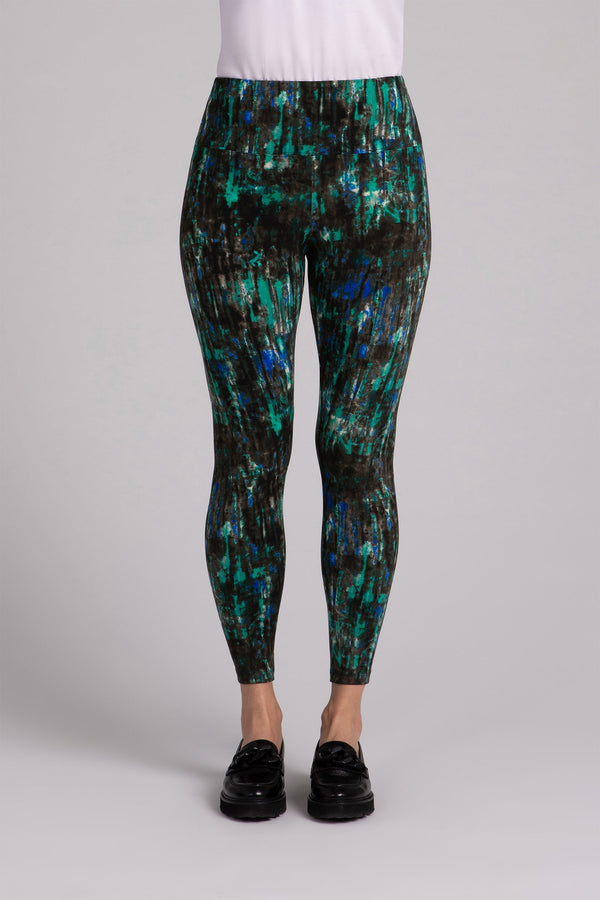 Nu Yoke Legging Plus | Camo Forest