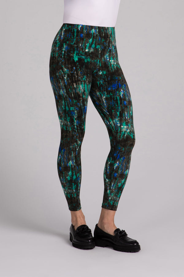 Nu Yoke Legging Plus | Camo Forest