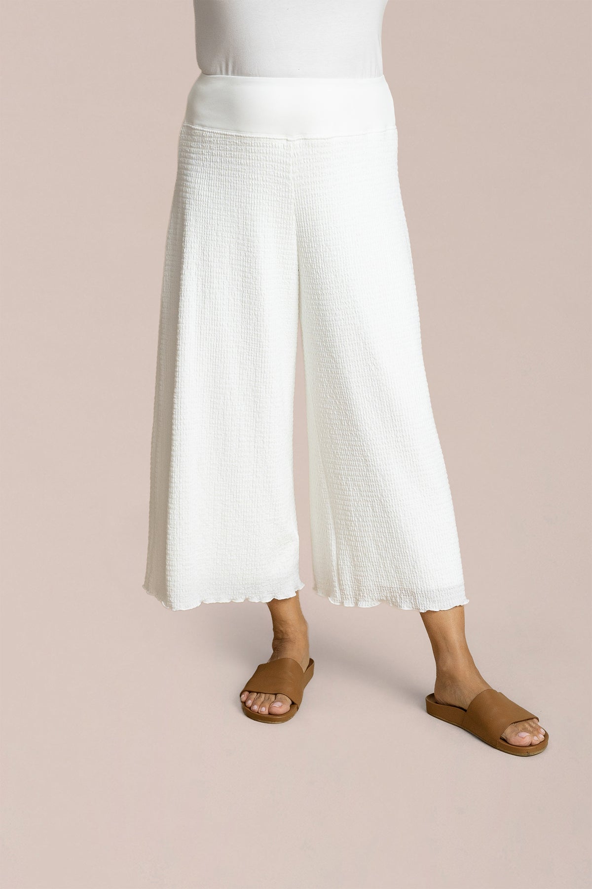 Pop Wide Capri, Lined