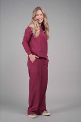 Bamboo Fleece Straight Leg Pant