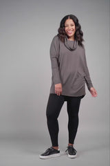 Bamboo Cotton Nu Cinch Cowl Tunic