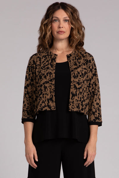 Animal Sweater Classic Bolero Cardigan