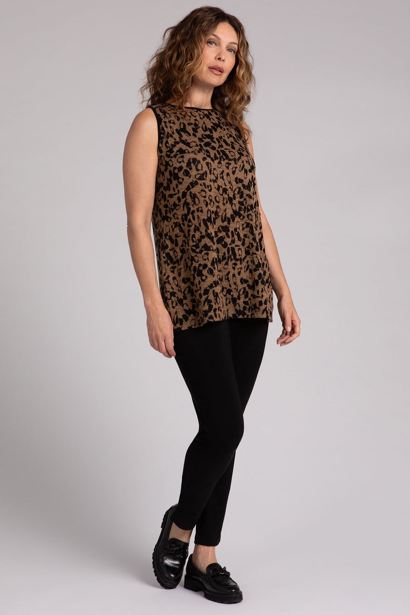 Animal Sweater Sleeveless Nu Ideal Tunic Plus