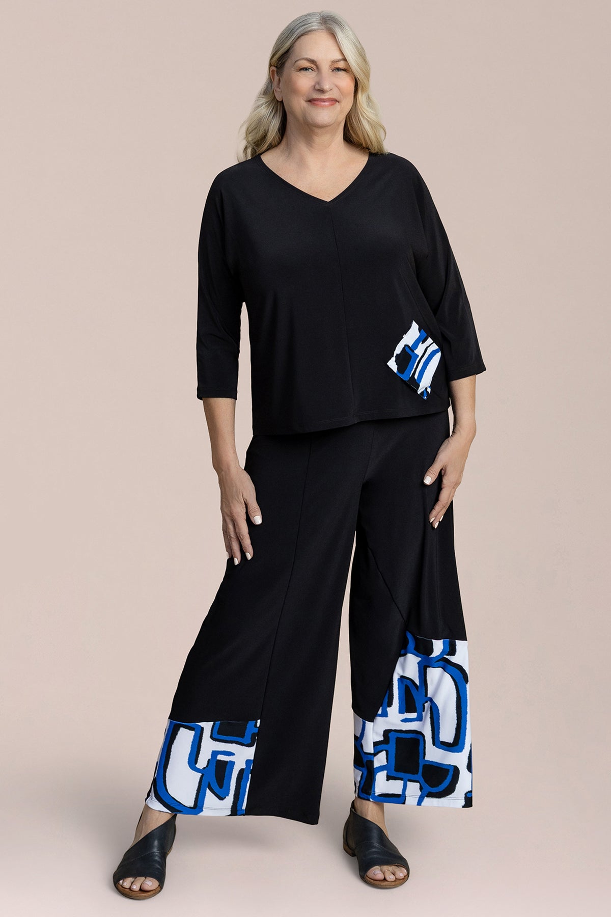 Revel Top, Print Pocket