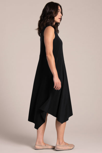 Sleeveless Slant Pocket Dress