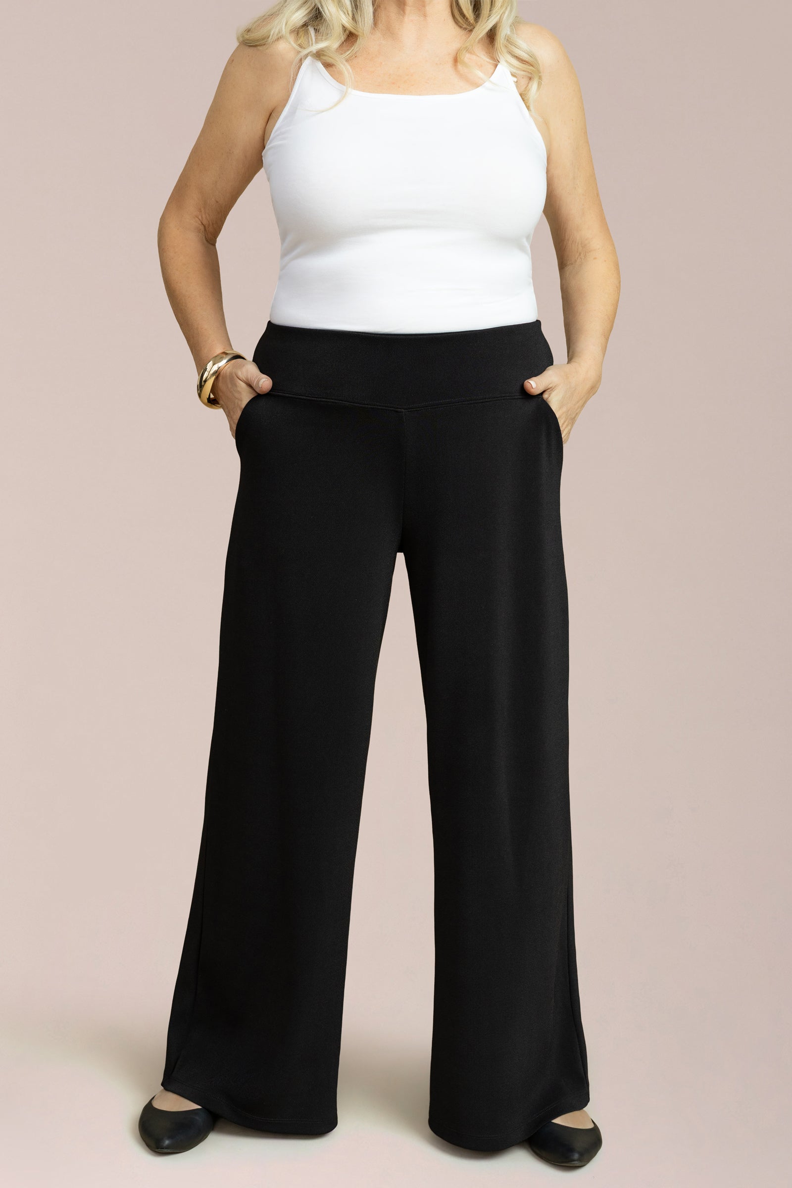 Soffio Crepe Easy Wide Leg Pant