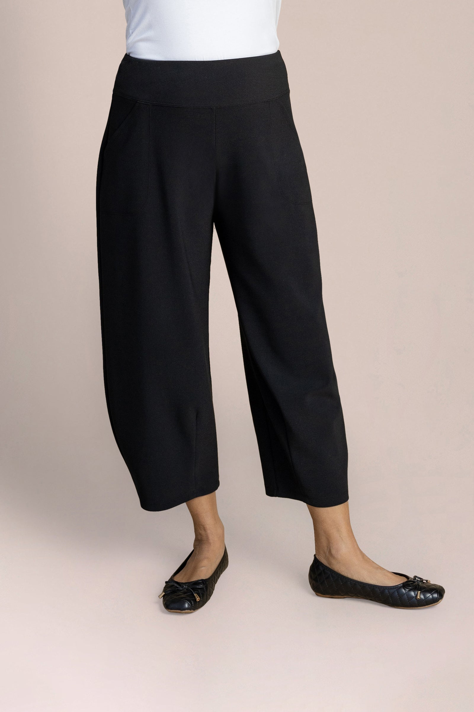 Soffio Crepe Narrow Lantern Pant