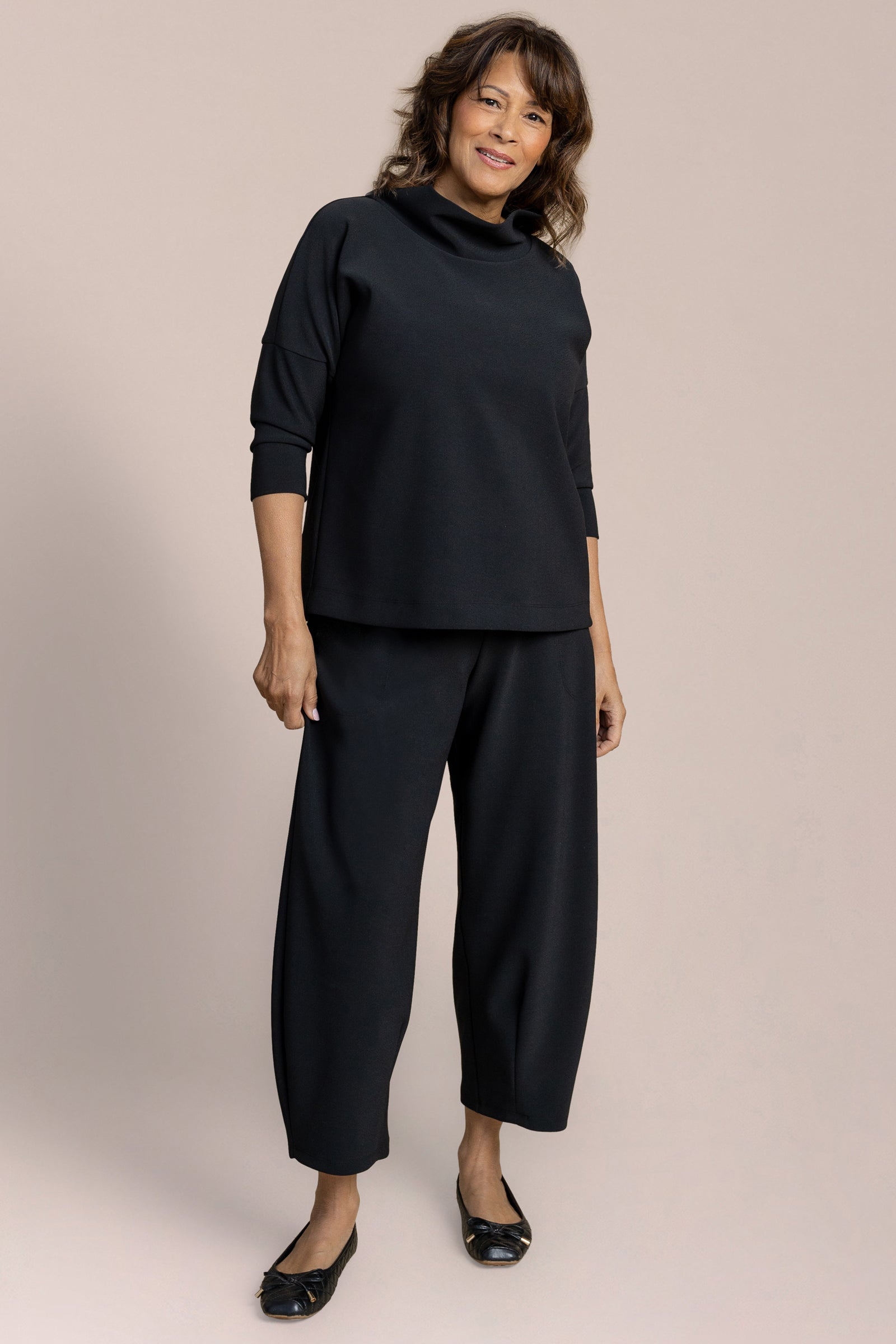 Soffio Crepe Slouch Sweatshirt