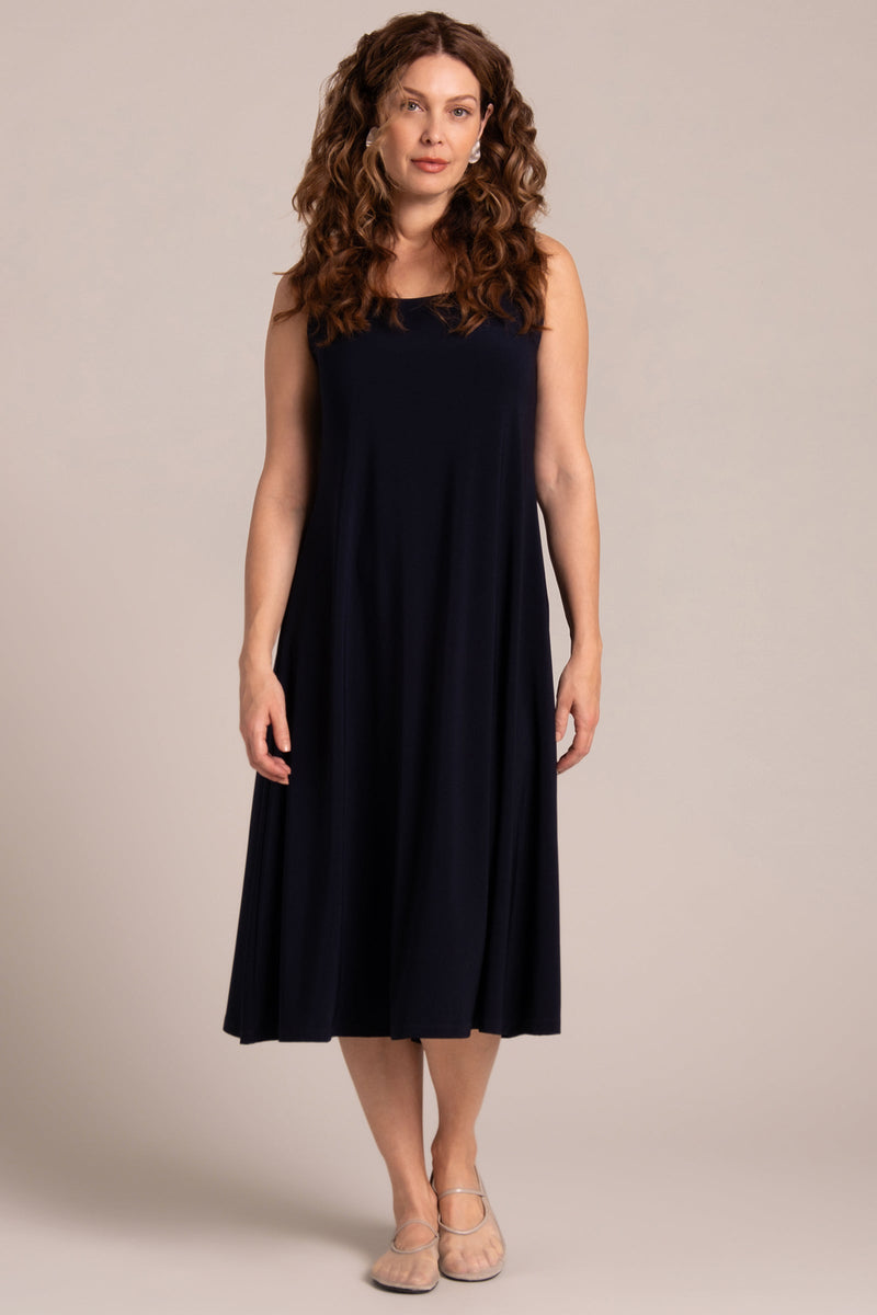 Square Neck Fit and Flare Dress