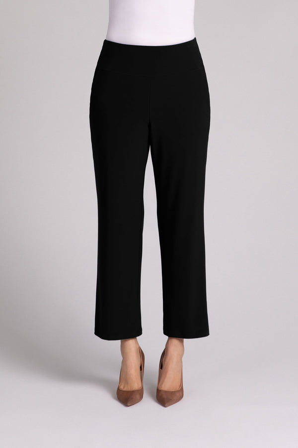 Straight Leg Ankle Pant Plus | Black