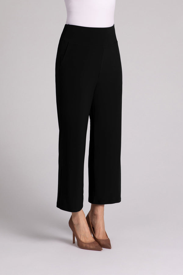 Straight Leg Ankle Pant Plus | Black