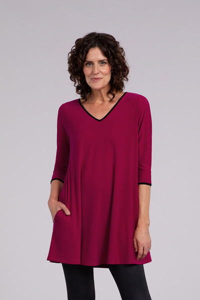 Tipped Reversible Trapeze Tunic