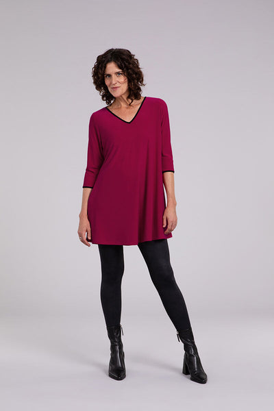 Tipped Reversible Trapeze Tunic