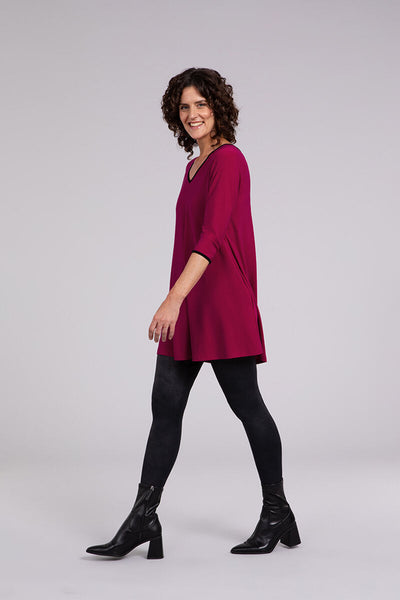 Tipped Reversible Trapeze Tunic