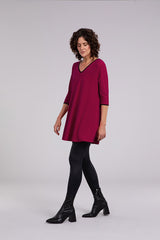 Tipped Reversible Trapeze Tunic