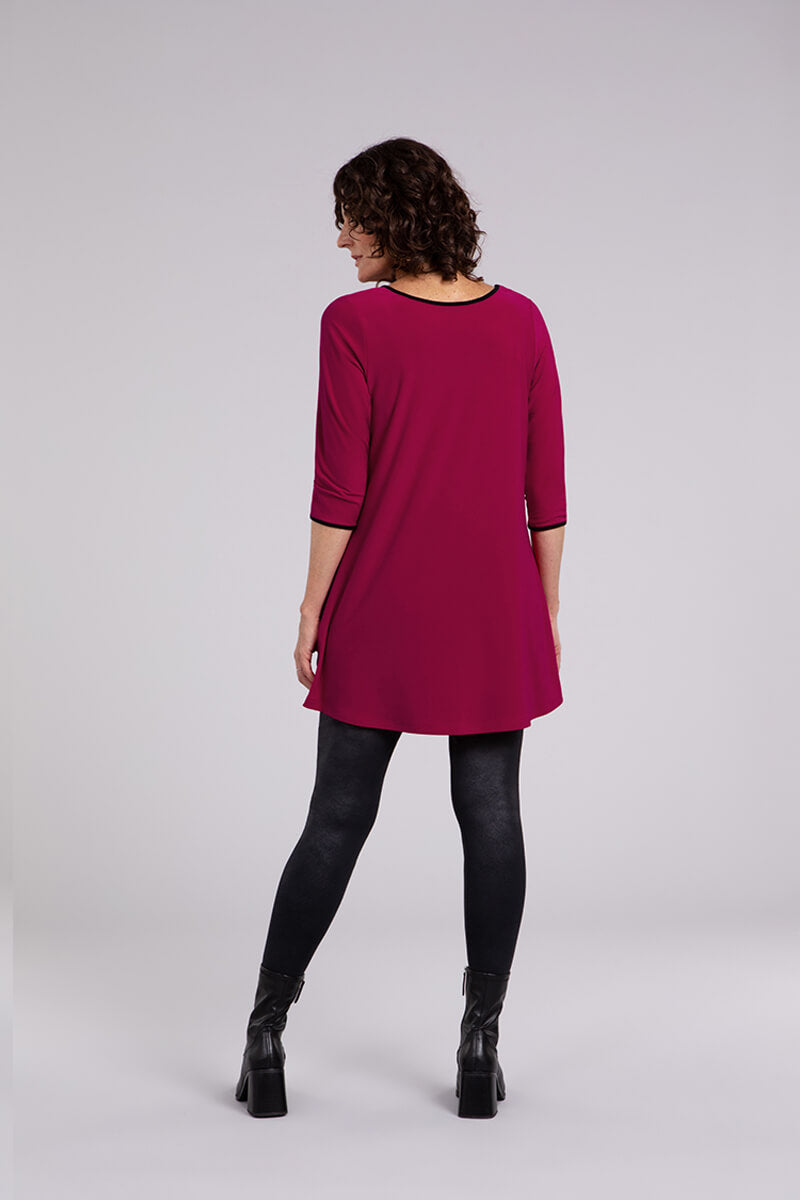 Tipped Reversible Trapeze Tunic