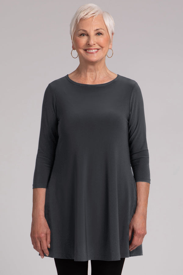 Trapeze Tunic Plus | Graphite