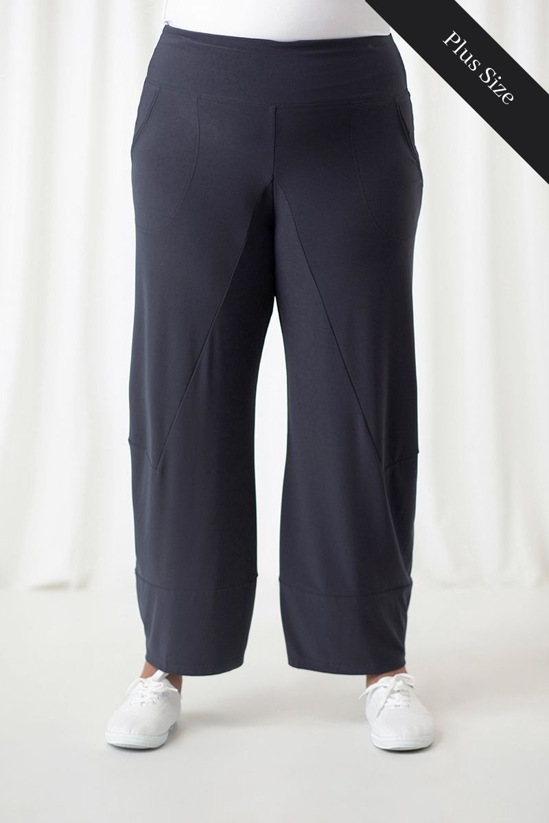 Women'S Plus Cropped Wide-Leg Yoga Pants