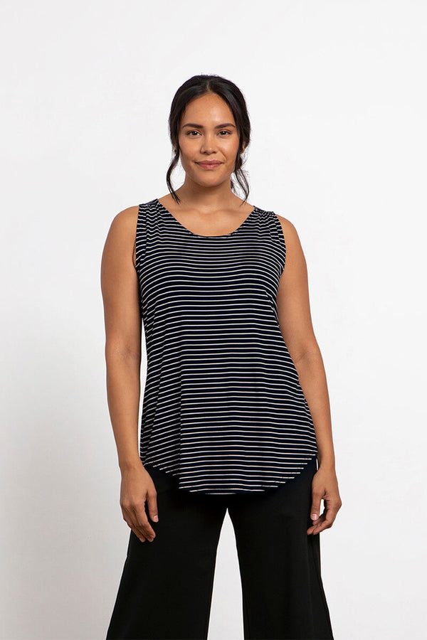 Blk Wht/Pinstripe