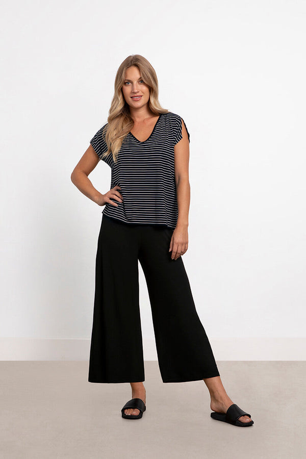 Blk Wht/Pinstripe