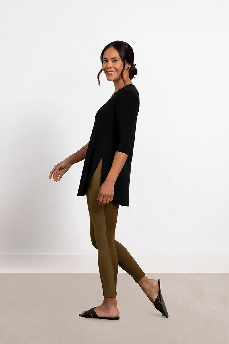 black t shirt tunic