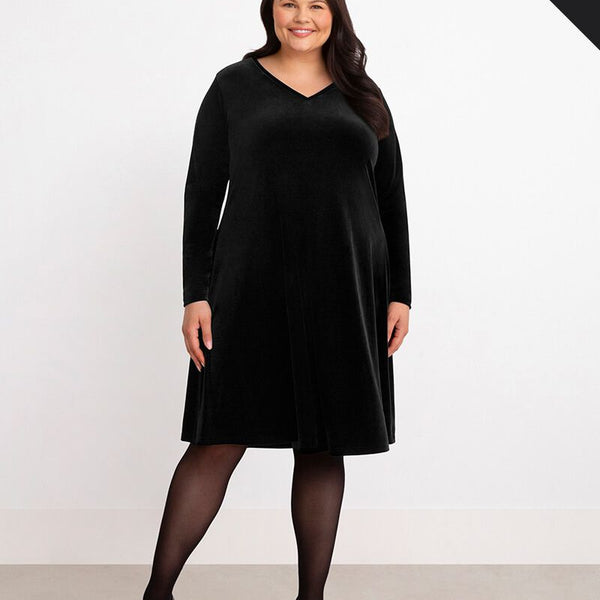 Velvet trapeze hotsell dress